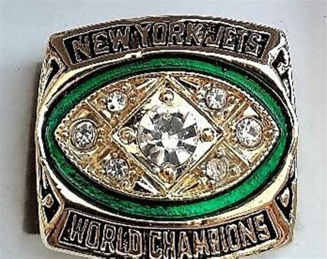 Joe Namath Super Bowl Ring - Etsy