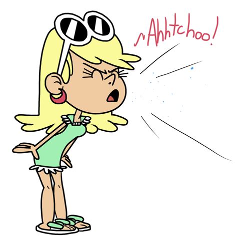 Image Leni Loud Sneezes By Psfforum Dap57k3png Loud House Sneeze