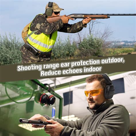 Snapklik.com : GUCHO 34 dB NRR Noise Reduction Safety Shooting Ear Muffs