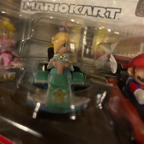 Rosalina Princess Peach Mario Luigi Hot Wheels Mario Kart Pack