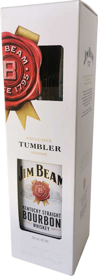 Whisky Jim Beam + 1 Vaso precio