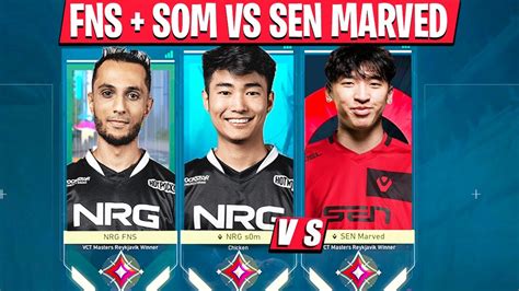 NRG S0m NRG FNS Vs SEN Marved In Immortal Radiant Lobby VALORANT