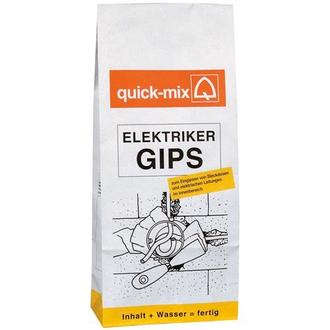 Quick Mix Elektriker Gips Kg Kaufen Bei Obi