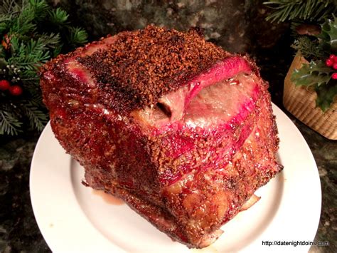 Smoked Prime Rib Roast Redux - Date Night Doins BBQ For Two