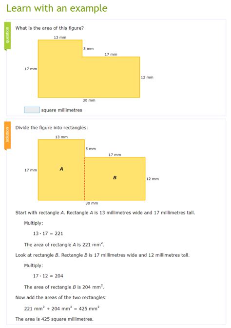 Area And Perimeter Of Irregular Shapes Mr Edlunds