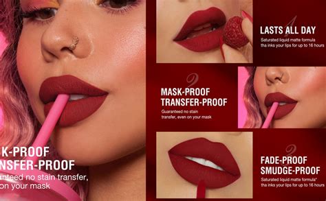 Pcs Liquid Lipstick Lipliner Set Nude Lipliner Matte Lipstick Long Lasting Non Fading