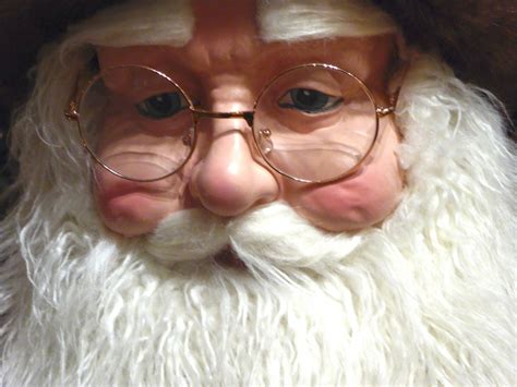 santas face  stock photo public domain pictures