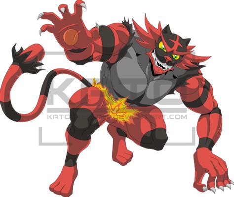 Incineroar Artwork Character Render Png Image