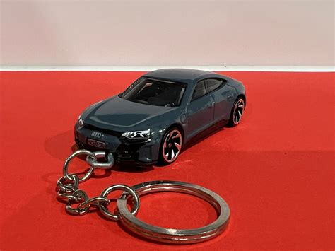 Hot Wheels Audi Rs E Tron Gt Keychain Etsy