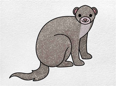 Mongoose Animal Drawing