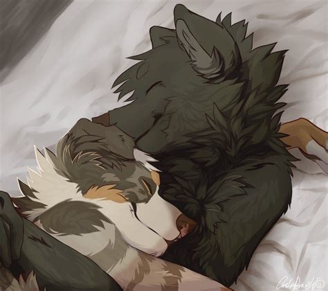 Got Me Some Nice Snuggles Uvu Art © Zizicakes Characters Belong To Me And Anthrodarcia