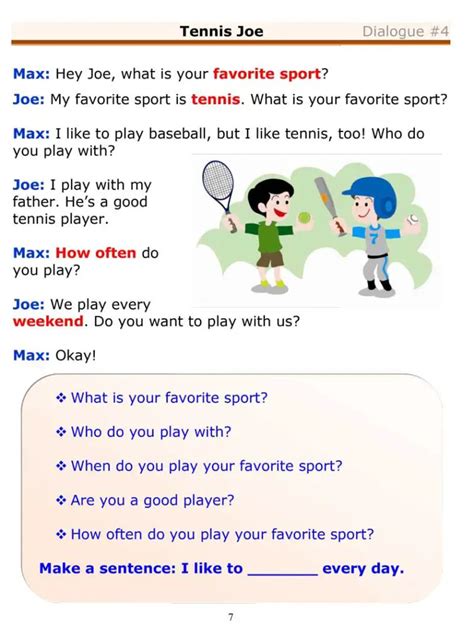 Esl Dialogues Beginner Stickyball Esl Lessons