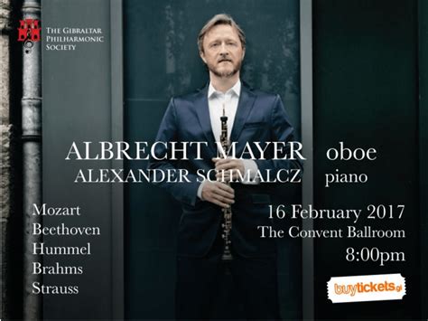 Recital De Oboe De Albrecht Mayer En Gibraltar Eg Reeds