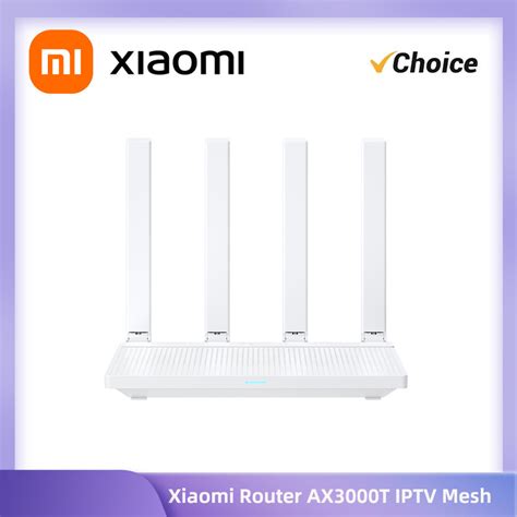 Xiaomi Router AX3000T WiFi 6 Mesh Technology 2 4GHz 5GHz IPTV Gigabit