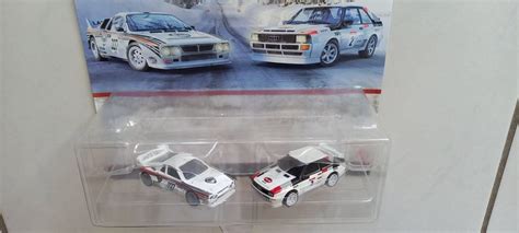 Hot Wheels Lancia Rally Audi Sport Quattro Premium Set Neu Und Originalverpackt In Boll