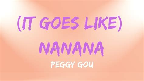 Peggy Gou It Goes Like Nanana Lyrics Youtube