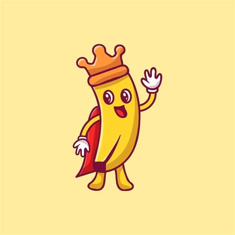 Premium Vector Illustration Vector Graphic Of King Banana Logo Design