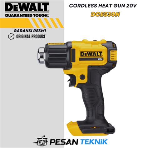 Jual Dewalt Cordless Hot Gun Pemanas Baterai Dce N Dce Unit Only Shopee Indonesia