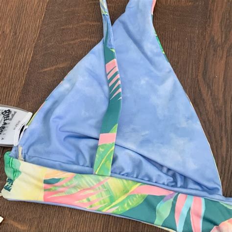 Billabong Swim Billabong Rides And Tides Banded Triangle Reversible Bikini Top Poshmark