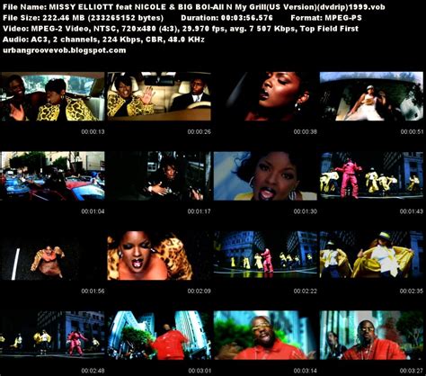 Urban Groove Vob Collection Missy Elliott Feat Nicole And Big Boi All