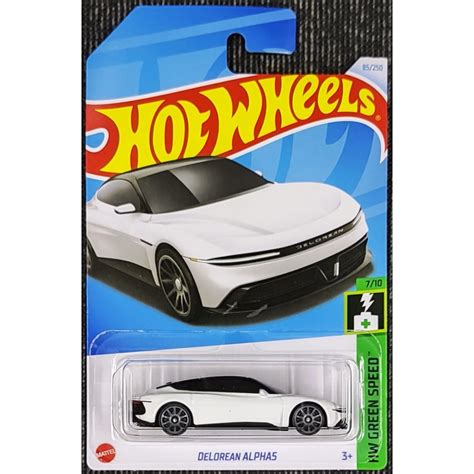 Hot Wheels DeLorean Alpha5 AlphaS Green Speed Shopee Malaysia