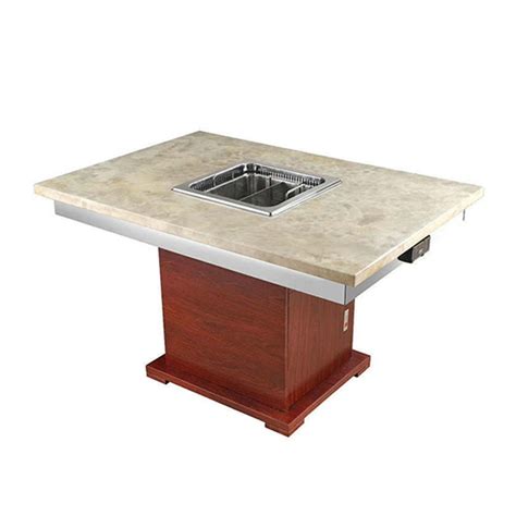 Korean BBQ Grill Table Hot Pot Table Manufacturer HPOTT