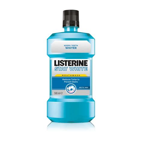 Листерин / Listerine Stay White Вода за уста 500мл