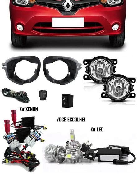 Kit Farol Milha Renault Clio Xenon Ou Led Suns