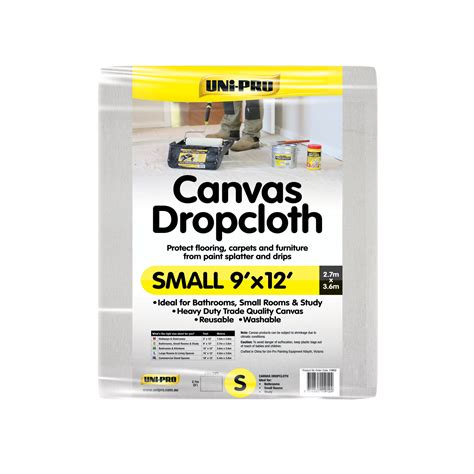 Uni Pro Heavy Duty Canvas Dropcloth Range Unipro
