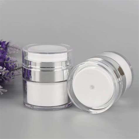 15ml 30ml 50ml Cream Bottle Airless Pump Jar Empty Acrylic Cream Bottle