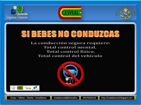 Educación Y Seguridad Vial Alcohol Y Drogas En La Conducción