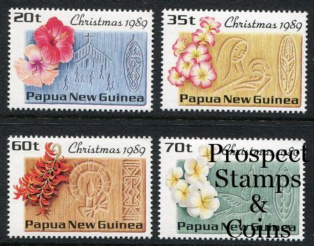 Stamps World Papua New Guinea MUH Stamps 1989 Christmas 4