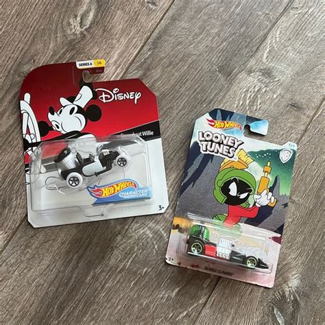 Mattel Toys Mattel Hot Wheels Character Cars Steamboat Willie Looney Tunes Bubble Gunner
