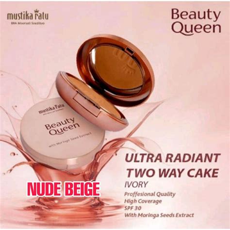Jual Mustika Ratu Beauty Queen Two Way Cake Nude Beige G Shopee Indonesia