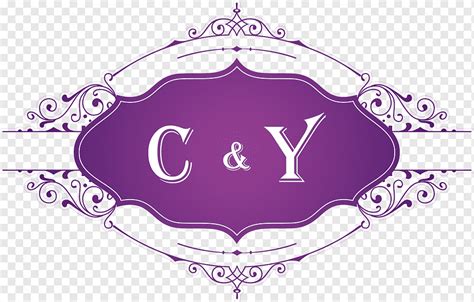 C Y Logo Logo Wedding Invitation Motif Wedding Graphy European