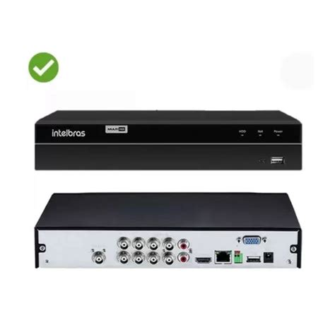 Dvr Intelbras Multi Hd Ch Sem Hd Mhdx Plugplay