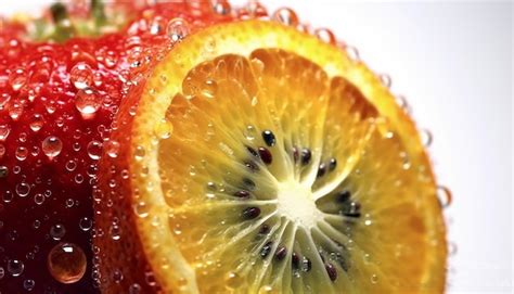 Premium Ai Image A Close Up Fruit Photo Shoot Very Detailed And Hd
