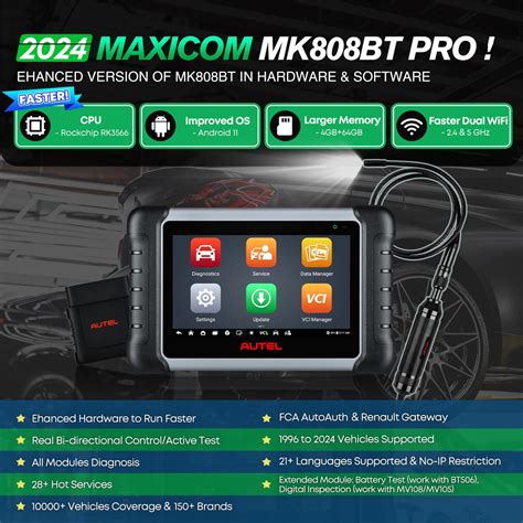 Autel MK808BT Pro OBD2 Wireless Full-Systems Diagnostic Tool— obdprice.eu
