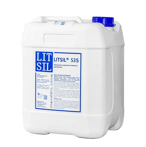 Финишное защитное покрытие для бетона LITSIL S35, купить с доставкой по ...