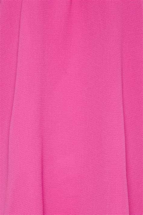 LTS Tall Hot Pink Puff Sleeve Bardot Top Long Tall Sally