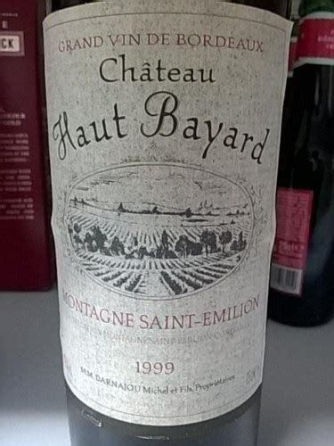 Ch Teau Haut Bayard Montagne Saint Emilion Vivino Brasil