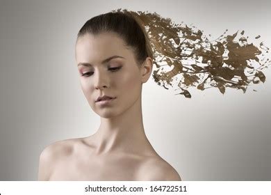 Beauty Portrait Blonde Woman Naked Shoulders Stock Photo 164722511 Shutterstock