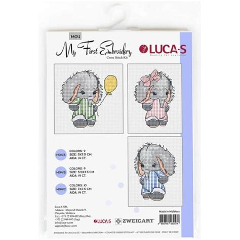 Luca S My First Embroidery Borduren Pakket M Doezelf Nl