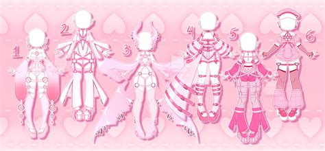 Pink Outfits Adopts Remind By Taruto Adoptables On Deviantart