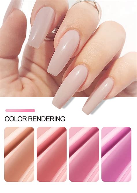 Caixuan Cx Beauty Nude Rubber Base Colors Gel Camo