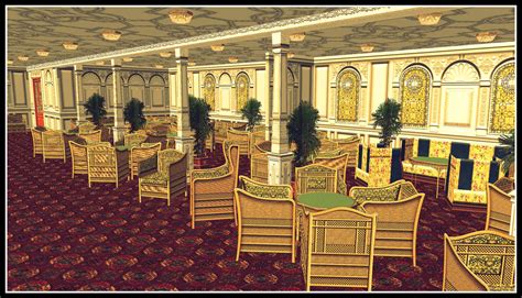 Rms Titanic D Deck First Class Reception Room By Grantl91 On Deviantart