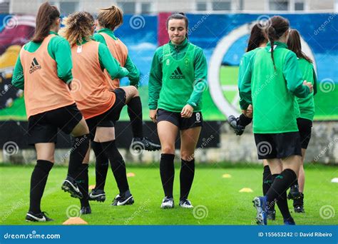 Womens National League Game Galway Wfc Vs Peamount United Editorial Photography Image Of