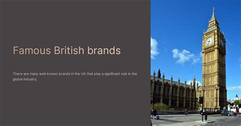 famous british brands