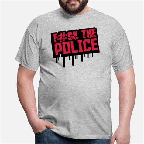Fuck The Police Graffiti Stempel M Nner T Shirt Spreadshirt