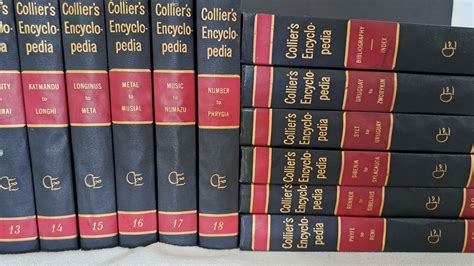 Complete Volume Set Of Collier S Encyclopedia Etsy